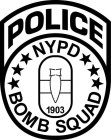 POLICE NYPD 1903 BOMB SQUAD