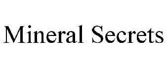 MINERAL SECRETS