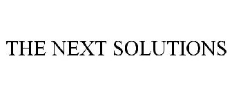 THE NEXT SOLUTIONS