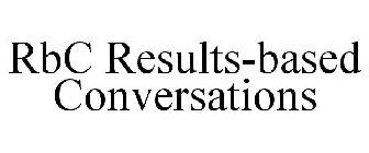 RBC RESULTS-BASED CONVERSATIONS