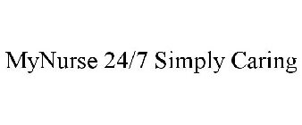 MYNURSE 24/7 SIMPLY CARING
