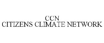 CCN CITIZENS CLIMATE NETWORK