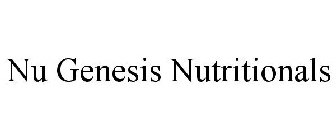 NU GENESIS NUTRITIONALS