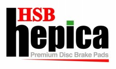 HSB HEPICA PREMIUM DISC BRAKE PADS