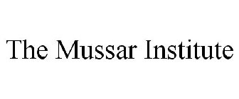 THE MUSSAR INSTITUTE