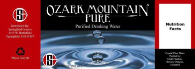 OZARK MOUNTAIN PURE PURIFIED DRINKING WATER