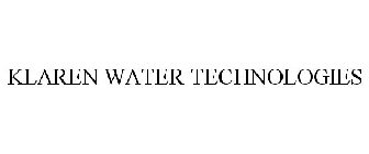 KLAREN WATER TECHNOLOGIES