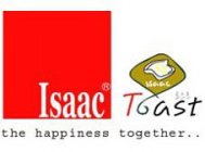 ISAAC TOAST THE HAPPINESS TOGETHER..