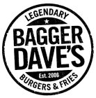 BAGGER DAVE'S LEGENDARY BURGERS & FRIES EST. 2006