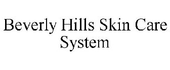 BEVERLY HILLS SKIN CARE SYSTEM