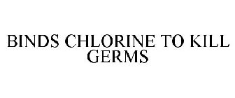 BINDS CHLORINE TO KILL GERMS