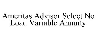 AMERITAS ADVISOR SELECT NO LOAD VARIABLE ANNUITY