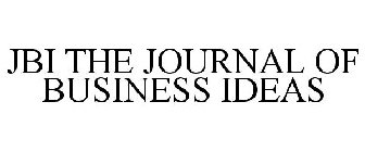 JBI THE JOURNAL OF BUSINESS IDEAS