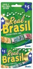 REAL BRASIL PREPAID PHONE CARD QUALITY CALLS FROM IBASIS LOCAL & TOLL FREE ACCESS $5