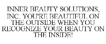 INNER BEAUTY SOLUTIONS, INC. YOU'RE BEAUTIFUL ON THE OUTSIDE WHEN YOU RECOGNIZE YOUR BEAUTY ON THE INSIDE!