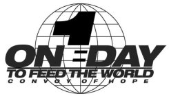 1 ONE DAY TO FEED THE WORLD CONVOY OF HOPE