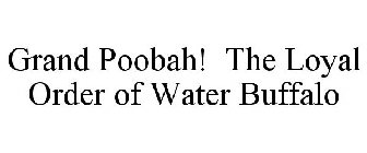 GRAND POOBAH! THE LOYAL ORDER OF WATER BUFFALO