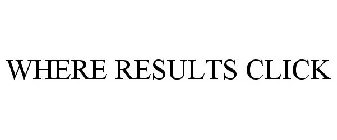 WHERE RESULTS CLICK