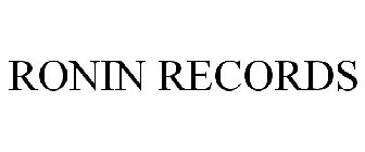 RONIN RECORDS