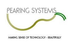 PEARING SYSTEMS MAKING SENSE OF TECHNOLOGY - BEAUTIFULLY