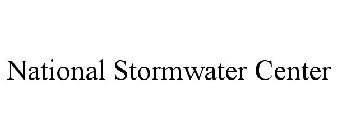 NATIONAL STORMWATER CENTER