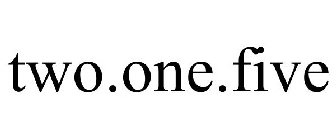 TWO.ONE.FIVE