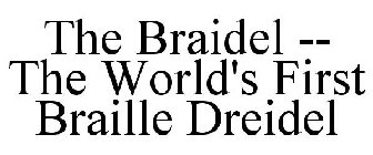 THE BRAIDEL (THE BRAILLE DREIDEL)