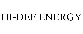 HI-DEF ENERGY