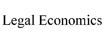 LEGAL ECONOMICS