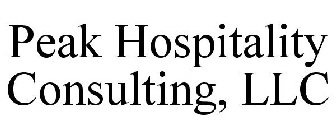 PEAK HOSPITALITY CONSULTING, LLC