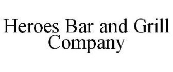 HEROES BAR AND GRILL COMPANY