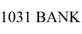 1031 BANK