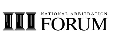 NATIONAL ARBITRATION FORUM