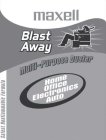 MAXELL BLAST AWAY MULTI-PURPOSE DUSTER HOME OFFICE ELECTRONICS AUTO SAFEST NONFLAMMABLE FORMULA