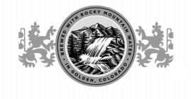 · BREWED WITH ROCKY MOUNTAIN WATER · IN GOLDEN, COLORADO