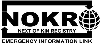 NOKR NEXT OF KIN REGISTRY EMERGENCY INFORMATION LINK