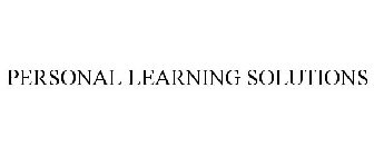 PERSONAL LEARNING SOLUTIONS