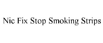 NIC FIX STOP SMOKING STRIPS