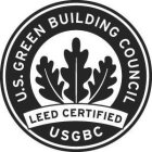 U.S. GREEN BUILDING COUNCIL LEED CERTIFIED USGBC