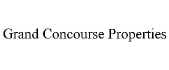 GRAND CONCOURSE PROPERTIES