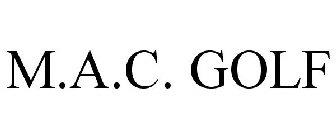 M.A.C. GOLF