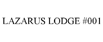 LAZARUS LODGE #001