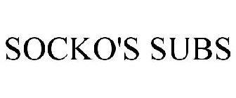 SOCKO'S SUBS