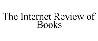 THE INTERNET REVIEW OF BOOKS