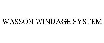 WASSON WINDAGE SYSTEM