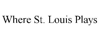 WHERE ST. LOUIS PLAYS