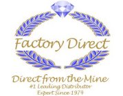 FACTORY DIRECT DIRECT FROM THE MINE #1 LEADING DISTRIBUTOR EXPERTS SINCE 1974