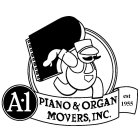 A·1 PIANO & ORGAN MOVERS INC. EST 1955