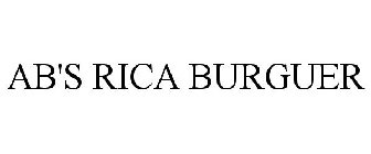 AB'S RICA BURGUER
