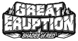 GREAT ERUPTION SHADES OF RED